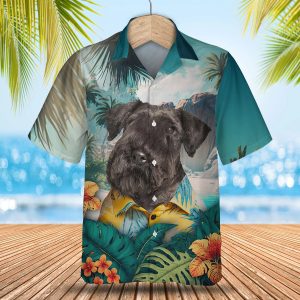 Cesky Terrier - 3D Tropical Hawaiian Shirt
