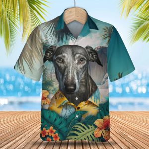 Greyhound - 3D Tropical Hawaiian Shirt