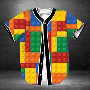 Amazing Lego Baseball Tee Jersey Shirt QT206230Td