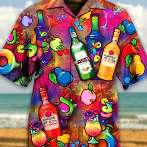 Wine Fruit Love It Hawaiian Shirt, Funny Hawaiian Shirt, Hawaiian Shirt Women Man, Hawaii Shirt Party Summer, Hawaiian Set Gift, Gift Party.