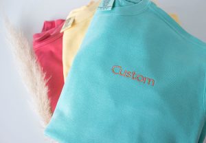 Custom Embroidered  Sweatshirt, Embroidered Crewneck Sweatshirt, Personalized Sweatshirt, Custom Comfort Crewneck