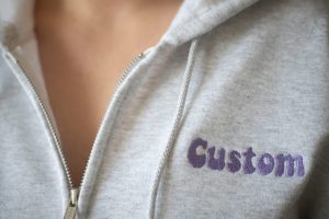 Custom Full Zip Hoodie, Custom Embroidered Full Zip Sweatshirt, Monogrammed Bridesmaid Gifts, Bridesmaid Zipper Sweatshirt