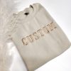 Custom Embroidered Sweatshirt, Custom Embroidered Varsity Crewneck, Embroidery Crewneck, Personalized Sweatshirt, Embroidered Sweatshirt