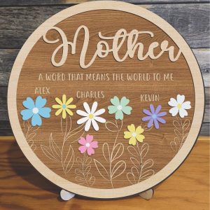 Personalized Wood Frame Custom Name