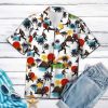 Bigfoot Aloha Shirt Bigfoot Sunny Volcano Hawaiian Shirt Unisex Adult