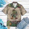Bigfoot Hawaiian Shirt Bigfoot Mandala Grey Hawaii Aloha Shirt Adult