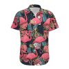 Gifury Flamingo Aloha Shirt Flamingo Pattern Tropical Hawaiian Shirt Flamingo Hawaii Shirt