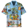 Scooby-Doo Hawaiian Shirt Scooby-Doo And Team On Vacation On The Beach Hawaii Shirt Amazing Scooby-Doo Aloha Shirt 2023