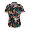 Gifury Flamingo Hawaii Shirt Watermelon Pinapple Flamingo Hawaiian Shirt Flamingo Aloha Shirt