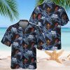 Bud Light Red Parrots Hawaiian Shirt