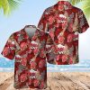 Coors Light Palm Leaves Print Hawaiian Shirt