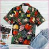 Gifury Book Hawaiian Shirt Book Pattern Tropical Green Hawaii Shirt Book Aloha Shirt