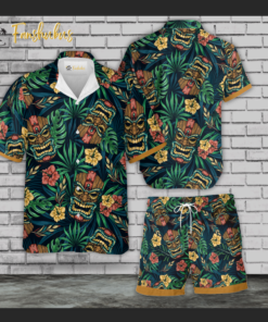 Tropical Hawaiian Shirt Set | Tropical Hawaiian Style | Unisex Hawaiian Set | Hawaiian Style