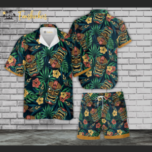 Tropical Hawaiian Shirt Set | Tropical Hawaiian Style | Unisex Hawaiian Set | Hawaiian Style