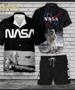 NASA Shirt Set | Space Hawaiian Style | Unisex Hawaiian Set | Hawaiian Style