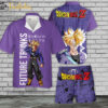 Trunks Hawaiian Shirt Set | Anime Hawaiian Style | Unisex Hawaiian Set | Dragon Ball Anime Hawaiian Style