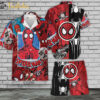 Spider Man Hawaiian Shirt Set | Marvel Studio Hawaiian | Unisex Hawaiian Set | Marvel Hawaiian Style