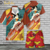 Wonder Woman Hawaiian Shirt Set | DC Universe Hawaiian | Unisex Hawaiian Set | DC Comics Hawaiian Style