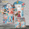 Ponyo Hawaiian Shirt Set | Japanese Anime Hawaiian Style | Unisex Hawaiian Set | Ponyo Ghibli Hawaiian Style