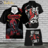 Deadpool Hawaiian Shirt Set | DC Universe Hawaiian | Unisex Hawaiian Set | DC Comics Hawaiian Style