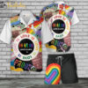 LGBT Hawaiian Shirt Set | LGBT Support Hawaiian Shirt | Unisex Hawaiian Set | Pride Day Hawaiian Style