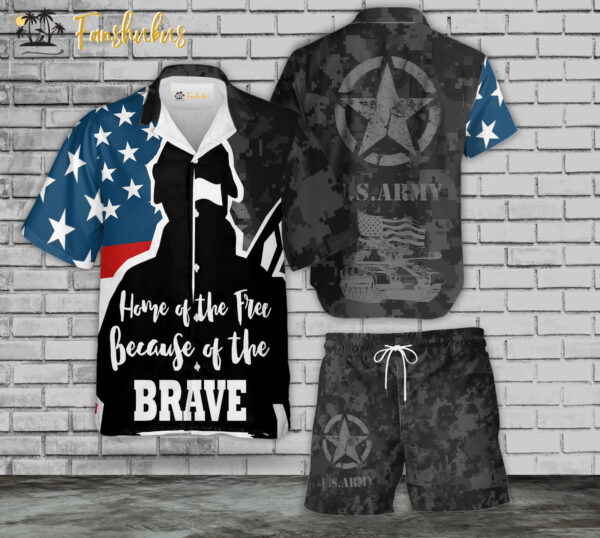 Eagle Hawaiian Shirt Set | Veteran Hawaiian Style | Unisex Hawaiian Set | Patriot Hawaiian Style