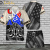 Eagle Hawaiian Shirt Set | Veteran Hawaiian Style | Unisex Hawaiian Set | Patriot Hawaiian Style