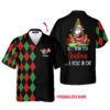All I Want For Christmas Is A Hole In One Custom Name Hawaiian Shirt