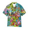 Flamingo Florida Beach Summer Party Colourful Hawaiian Shirt