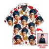 Funny Funny Face Chef Summer BBQ Grill Party Custom Photo Hawaiian Shirt