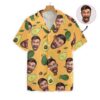 Funny Funny Face Custom Photo Hawaiian Shirt
