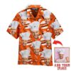 Funny Funny Face Young Man Wearing Professional Cook On Barbecue Things Custom Photo Hawaiian Shirt