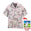 Funny Pretty Bicolor Ragdoll Kitten Cat On Pink Island Custom Photo Hawaiian Shirt