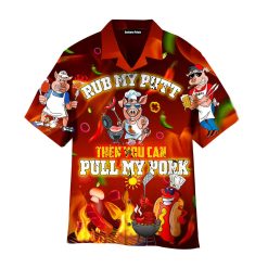 National BBQ Day You Can Pull My Pork Hawaiian Shirt