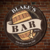Oktoberfest Old Fashioned Beer Barrel Custom Round Wood Sign