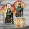 Loki Hawaiian Shirt Set | Marvel Comics Universe Hawaiian | Unisex Hawaiian Set | Marvel Loki Hawaiian Style