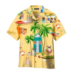 Summer Beach Dog Pet Lover Hawaiian Shirt