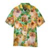 Funny Pomeranian Dog Pinapple Tropical Hawaiian Shirt