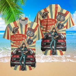 Hot Rod vintage Garage Car Lovers Hawaiian Shirt
