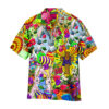 Easter Rabbit Happy Stained Colorful Glass Hawaiian Shirt
