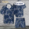 US Navy Shirt Set | U.S Navy Hawaiian Style | Unisex Hawaiian Set | Hawaiian Style