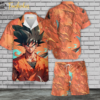 Son Goku Hawaiian Shirt Set | Anime Hawaiian Style | Unisex Hawaiian Set | Dragon Ball Z Anime Hawaiian Style