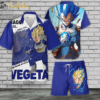Vegeta Hawaiian Shirt Set | Anime Hawaiian Style | Unisex Hawaiian Set | Dragon Ball Anime Hawaiian Style