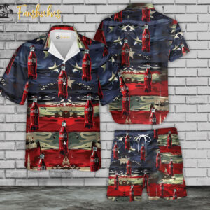 CocaCola Hawaiian Shirt Set | Coke Hawaiian Shirt | Unisex Hawaiian Set | USA Coke Hawaiian Style