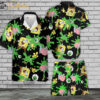 SpongeBob SquarePants Hawaiian Shirt Set | SpongeBob Series Hawaiian Shirt | Unisex Hawaiian Set | Cartoon Hawaiian Style