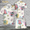 SpongeBob SquarePants Hawaiian Shirt Set | SpongeBob Series Hawaiian Shirt | Unisex Hawaiian Set | Cartoon Hawaiian Style