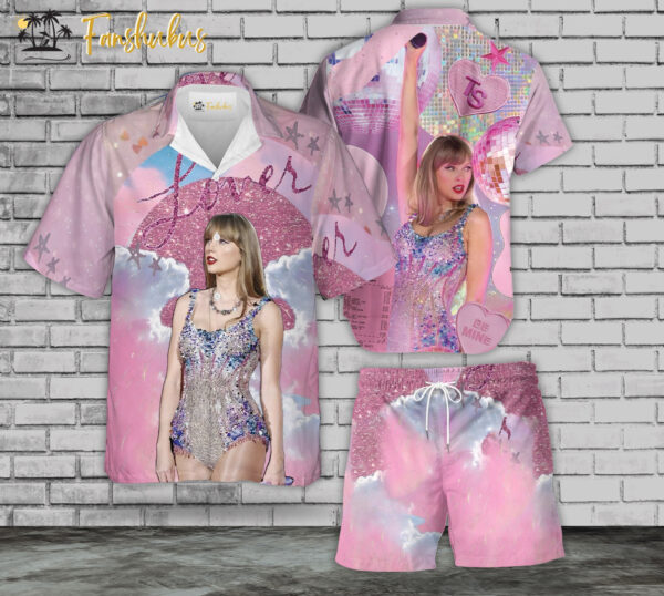 Taylor Swift Hawaiian Shirt Set | The Era Tours Hawaiian Shirt | Unisex Hawaiian Set | Lovers Hawaiian Style