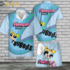 The Powerpuff Girls Hawaiian Shirt Set | Bubbles Hawaiian Shirt | Unisex Hawaiian Set | Cartoon Hawaiian Style