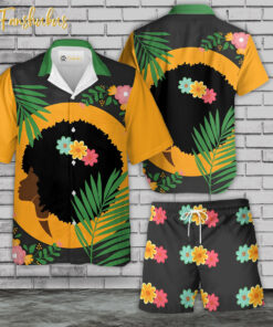 Juneteenth Hawaiian Shirt Set | Black History Hawaiian Shirt | Unisex Hawaiian Set | Racism Hawaiian Style