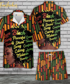 Juneteenth Hawaiian Shirt Set | Black History Hawaiian Shirt | Unisex Hawaiian Set | Racism Hawaiian Style